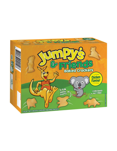 Galletas al horno de Jumpy's & Friends Sabor de pollo 140g x 1 Galletas al horno de Jumpy's & Friends Sabor de pollo 140g x 1