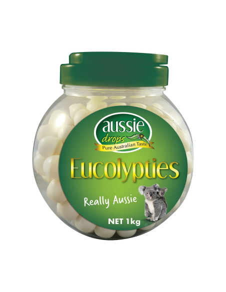 Aussie Drops Eucolipties Jar 1kg x 1