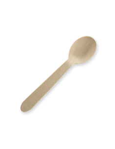 Biopak Hölzerne Teelöffel 10 cm 100 Pack X 1
