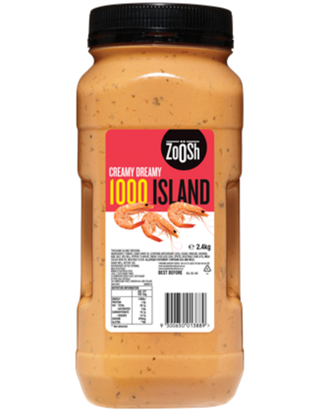 Zoosh Dressing duizenden eiland glutenvrij 2,4 kg x 1