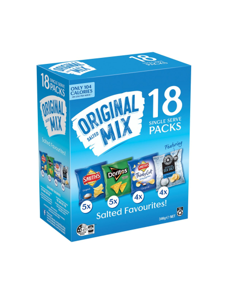 Smiths Originele variëteit Mix 346G 18 Pack X 1