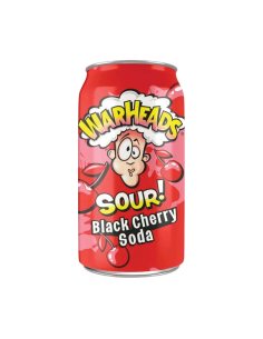 Warheads Zure Soda Black Cherry 355ml x 12