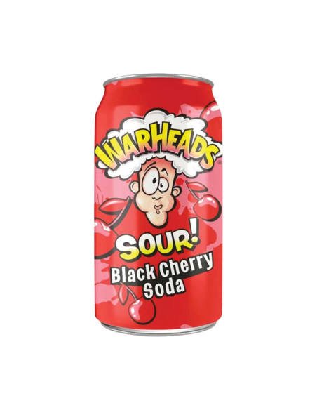Warheads Saure Soda Black Cherry 355ml x 12