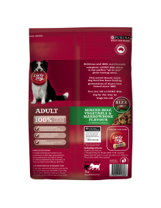 Lucky Dog Wołowiny, Vege & MARROWBONE 3KG X 1 2