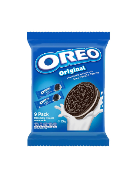 Oreo 原装9个小吃包256g x 1