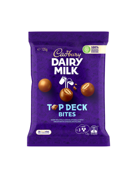 Cadbury Dairy Milk Top Deck Bites 135g x 14