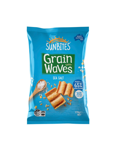 Sunbites Grain Waves Sea Salt 170g x 1
