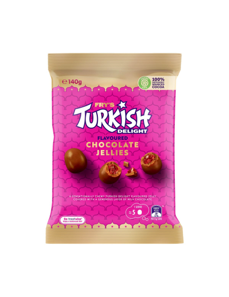 Fry's トルコの喜びチョコレートのゼリーは140g x 18を刺されます