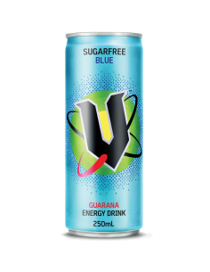 V Energy Blue Sugar Free Can 250ml x 24