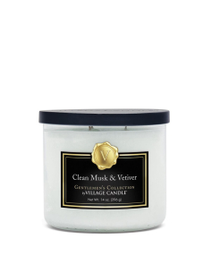 Gentlemans Candle Clean Musk & Vetiver Bowl Candle Pack x 1