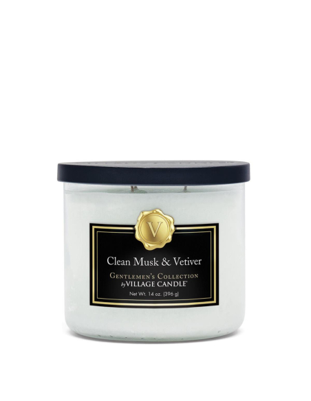 Gentlemans Candle Clean Musk & Vetiver Bowl Candle Pack x 1