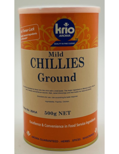 Krio Krush Chilli Ground Mild 500 Gr x 1