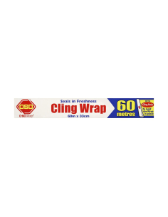 Oso Cling Wrap 33cm by 60m Pack x 1