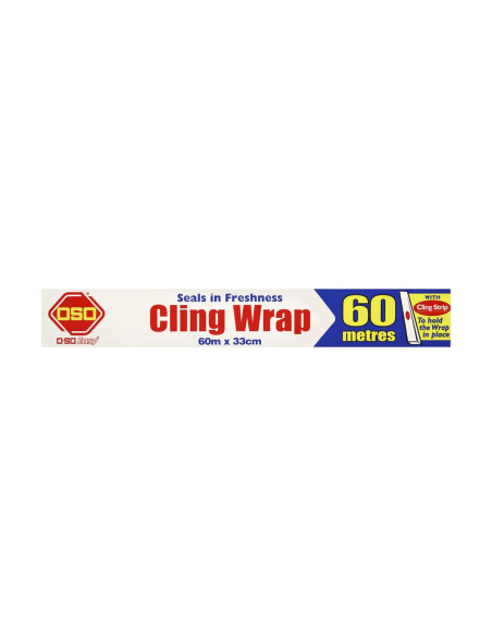 Oso Cling Wrap 33cm by 60m Pack x 1