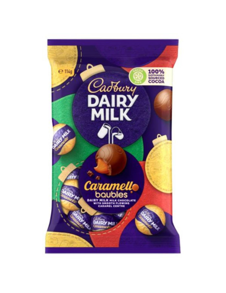Cadbury Caramello-Kugelbeutel 114g x 27