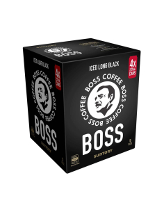 Boss Coffee 长黑237ml 4包x 6