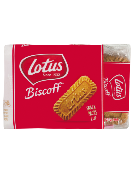 Lotus Biscoff classico 124G 2 pack x 12