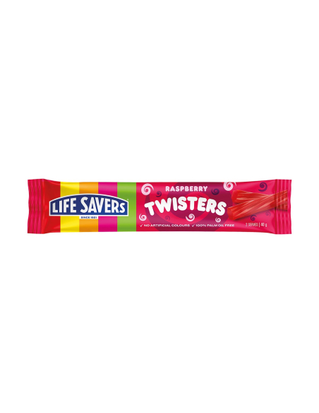 Lifevers Raspberry Twisters 40g x 24