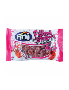 Fini Pailles remplies aigres 50g x 18