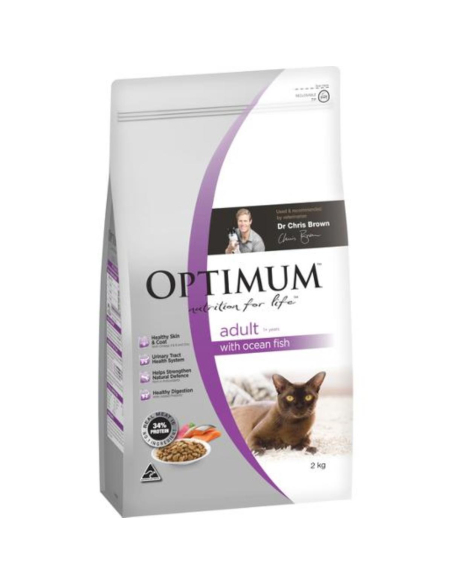 Optimum Adulto Cat Ocean Pesce 2kg x 4