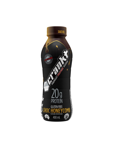 Crankt Protein Chocolate Honeycomb 400ml x 6