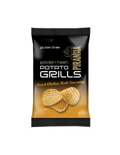 Piranha ゴールデンハッシュポテトグリルローストチキンハーブ75g x 12