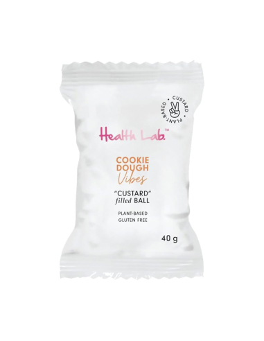 Health Lab Cookie Dough Vibes Custard Filled Ball 40g x 12