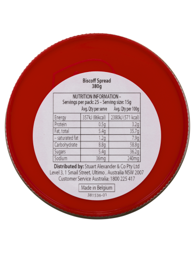 Lotus Biscoff Crunchy Spread 380G X 1