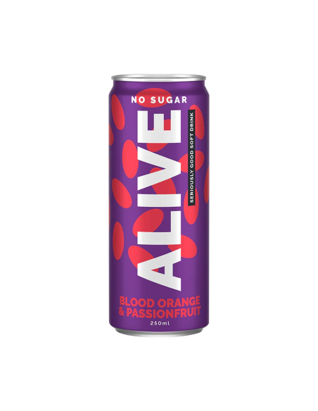 Alive ブラッドオレンジ＆パッションフルーツ250ml×24