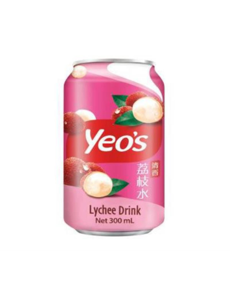 Yeo Lychee Cans 300ml x 24を飲む