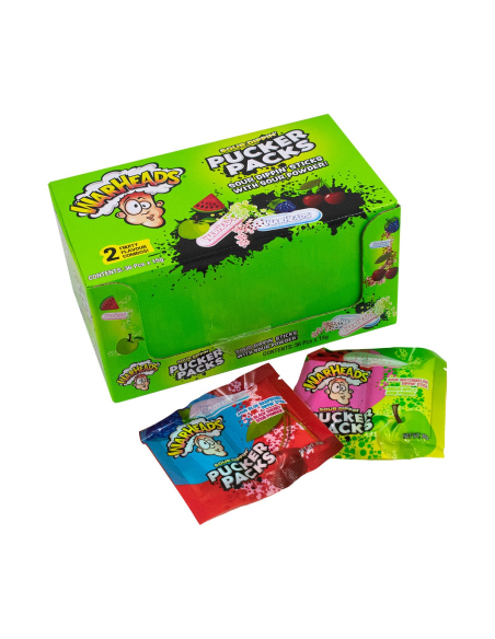 Warheads Kwaśna Dippin 'Pucker Packs 15g x 36