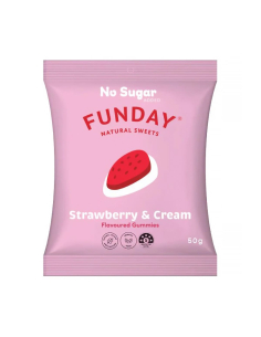 Funday Gummies fragola e crema 50g x 12