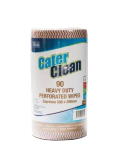 Cater Clean WIPES×1ヘビーデューティエスプレッソ50×30cm 90パック×1