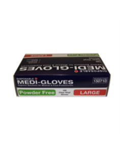 Workplace Gants Vinyle clair Grande poudre GRATUITE 100 Pack x 1
