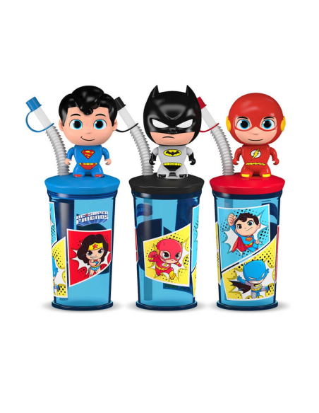 Drink & Go DC Friends Cup mit 10G Gelee-Süßigkeiten x 12