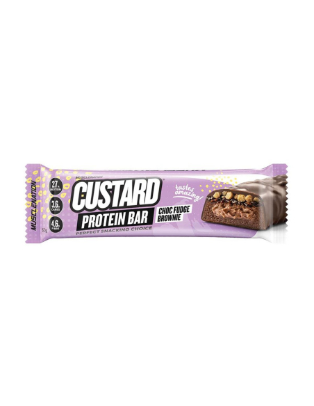 Muscle Nation Custard Bar Chocolate Fudge 60G x 12