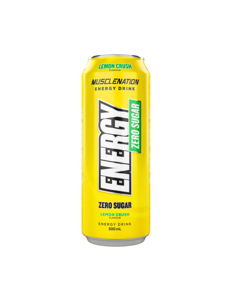 Muscle Nation Energy Lemon Crush 500ml x 12