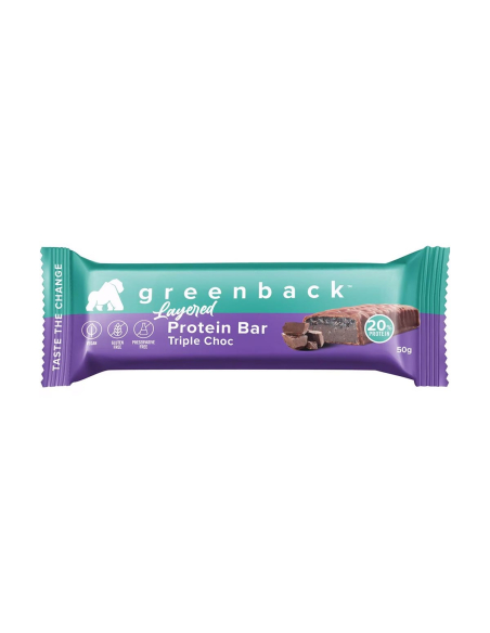 Greenback Bar triplo cioccolato 50g x 12
