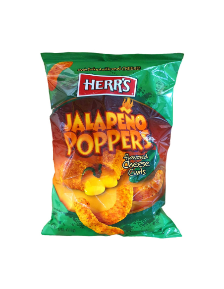 Herr's Jalapeno嘴唇卷曲170g x 12