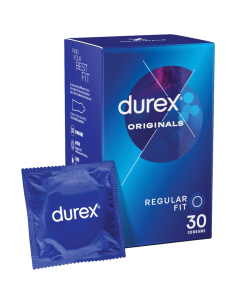 Durex Préservatifs réguliers 30 pack x 1