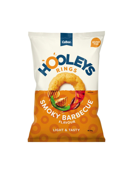 Hooleys Ringen Smoky BBQ 90G X 8