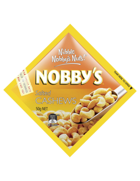 Los anacardos salados de Nobby 50g x 12