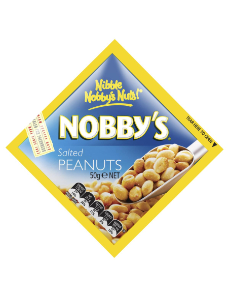 Les cacahuètes salées de Nobby 50G x 12 Les cacahuètes salées de Nobby 50G x 12