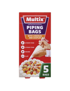 Multix Bolsa de tuberías 5 Pack x 8