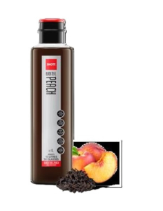 Shott Beverages Siroop zwart thee en perzik 1ltr x 1