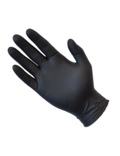 Pharm Pak Gants nitrile en poudre sans fil noir 10 pack x 1