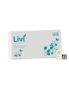 Livi Papierhandtuch Ultraslim Wesentliche 2 Ply-Virgin 16-Pack X 1
