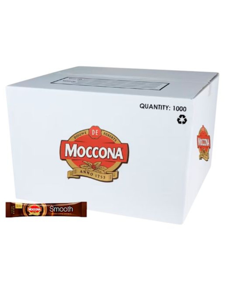 Moccona Bastoni da caffè lisci 1000 pack x 1