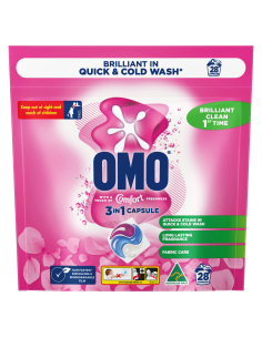 Omo 3 in 1 doy Comfort Capsule di lavanderia 28 Pack x 3