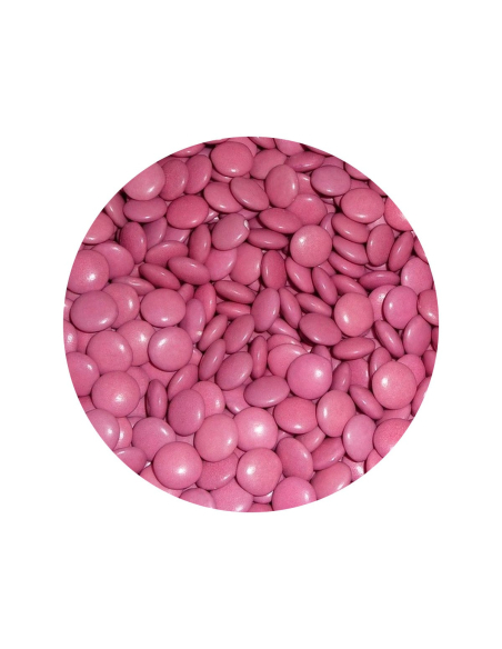 lolliland Chocolate Buttons Light Pink 1kg x 1